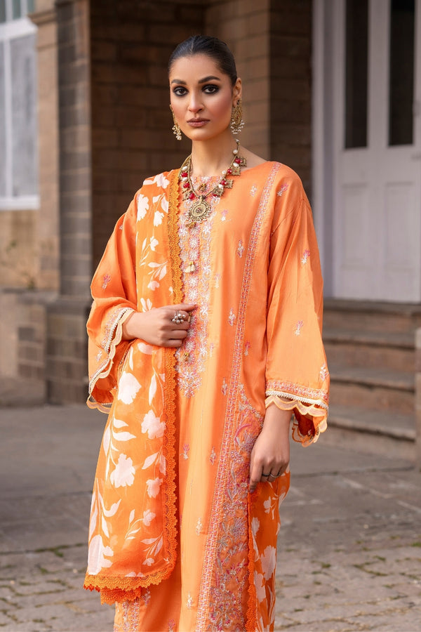 Ittehad | Hussan e Jahan Lawn | CHIFFON DUPATTA S02 - Pakistani Clothes for women, in United Kingdom and United States