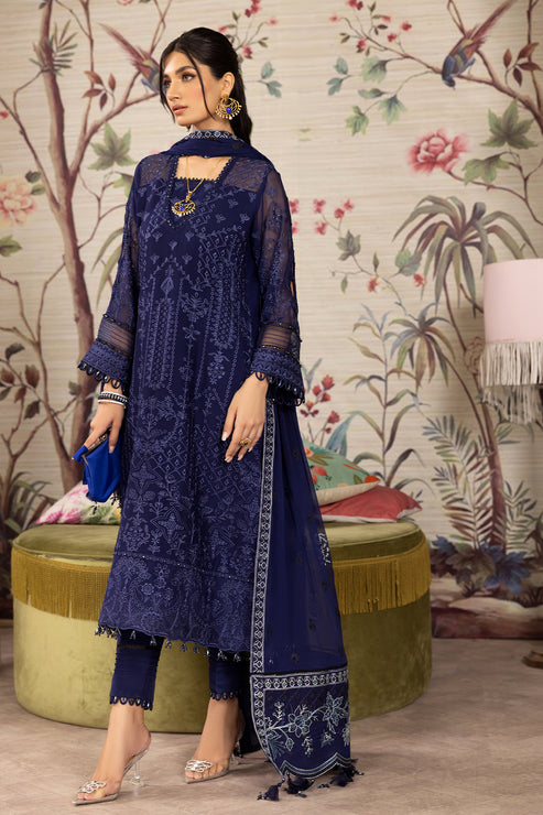 Alizeh | Embroidered Chiffon | Sibel-04 - Hoorain Designer Wear - Pakistani Ladies Branded Stitched Clothes in United Kingdom, United states, CA and Australia