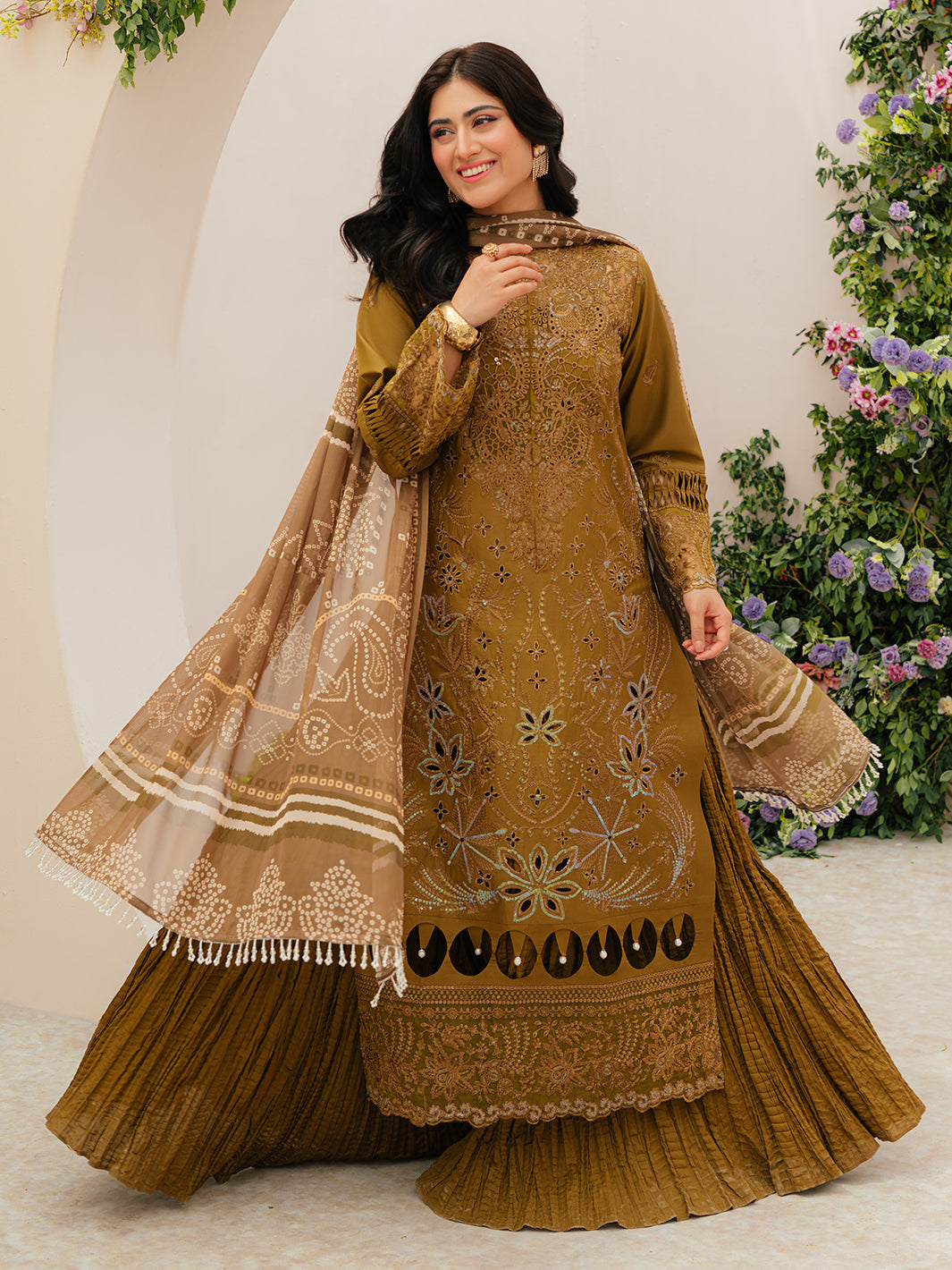 Mahnur | Allenura Luxury Lawn 24 | SIERRA - Pakistani Clothes for women, in United Kingdom and United States