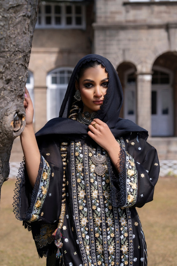 Ittehad | Hussan e Jahan Lawn | SLUB LAWN DUPATTA - Pakistani Clothes for women, in United Kingdom and United States