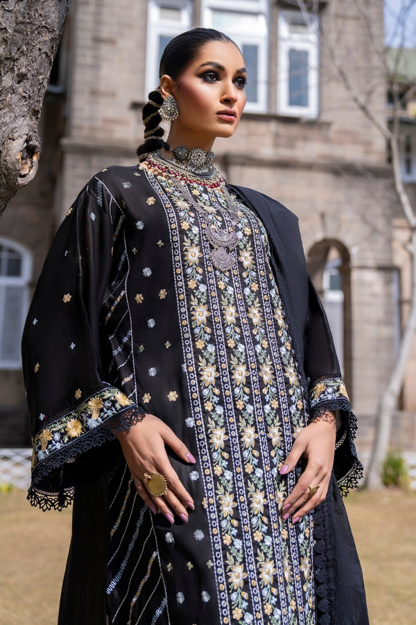 Ittehad | Hussan e Jahan Lawn | SLUB LAWN DUPATTA - Pakistani Clothes for women, in United Kingdom and United States