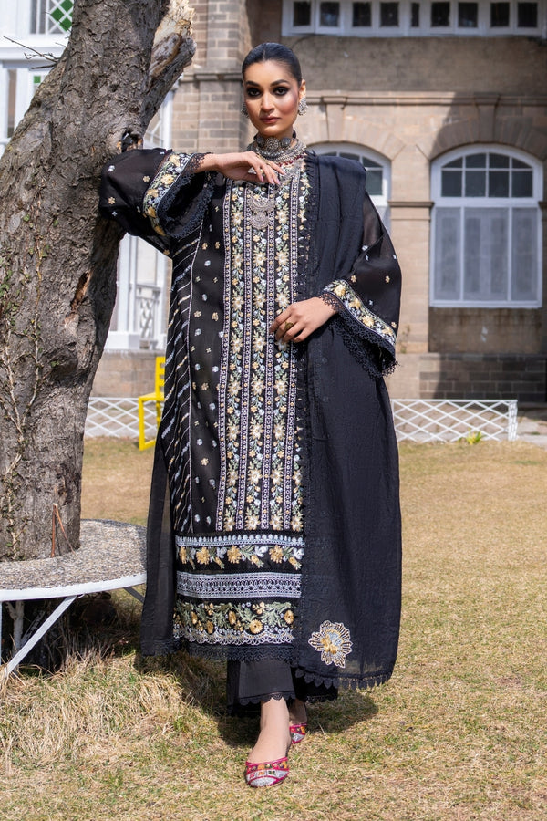 Ittehad | Hussan e Jahan Lawn | SLUB LAWN DUPATTA - Pakistani Clothes for women, in United Kingdom and United States