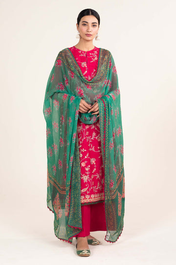 Zara Shahjahan | Stitched Lawn 24 | SL-KORINA-3B