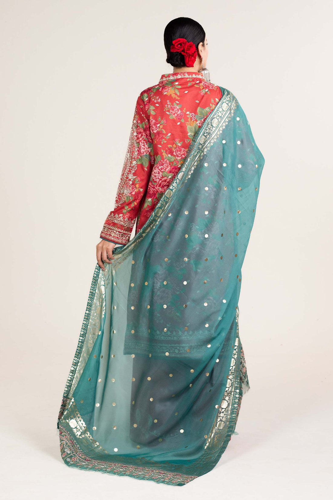 Zara Shahjahan | Stitched Lawn 24 | SL-PHOOL KARI-13B