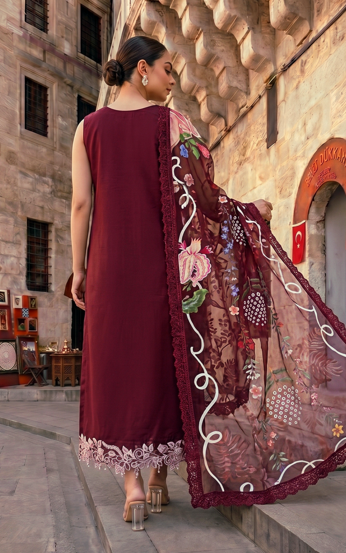 Asifa and Nabeel | Summer Lawn 26 | Ruby Dusk (SL26-03)