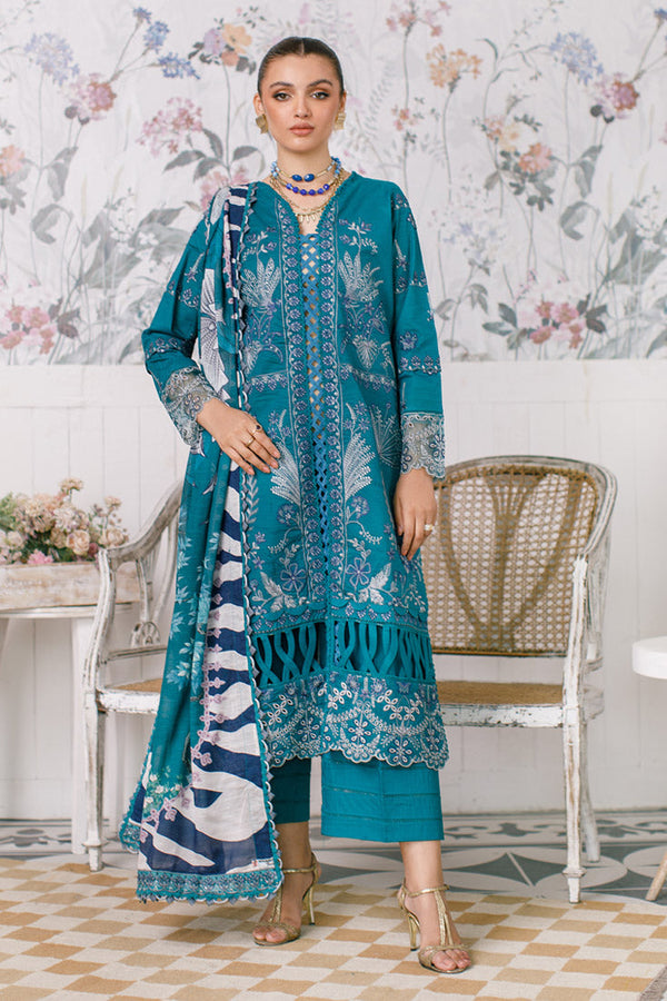 Marjjan | Cranation Lawn | SLC-21 A - Hoorain Designer Wear - Pakistani Designer Clothes for women, in United Kingdom, United states, CA and Australia