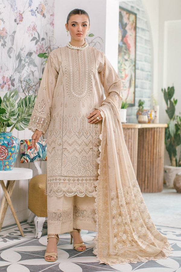Marjjan | Cranation Lawn | SLC-24 A - Hoorain Designer Wear - Pakistani Designer Clothes for women, in United Kingdom, United states, CA and Australia