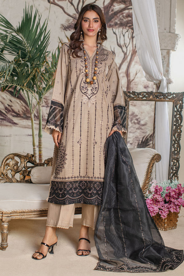 Marjjan | Irish Lawn | SMC-169 - Hoorain Designer Wear - Pakistani Designer Clothes for women, in United Kingdom, United states, CA and Australia
