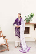 Sable Vogue | Shiree Lawn 24 | Plum Orchid - Pakistani Clothes for women, in United Kingdom and United States