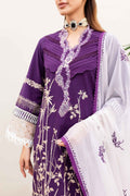 Sable Vogue | Shiree Lawn 24 | Plum Orchid - Pakistani Clothes for women, in United Kingdom and United States