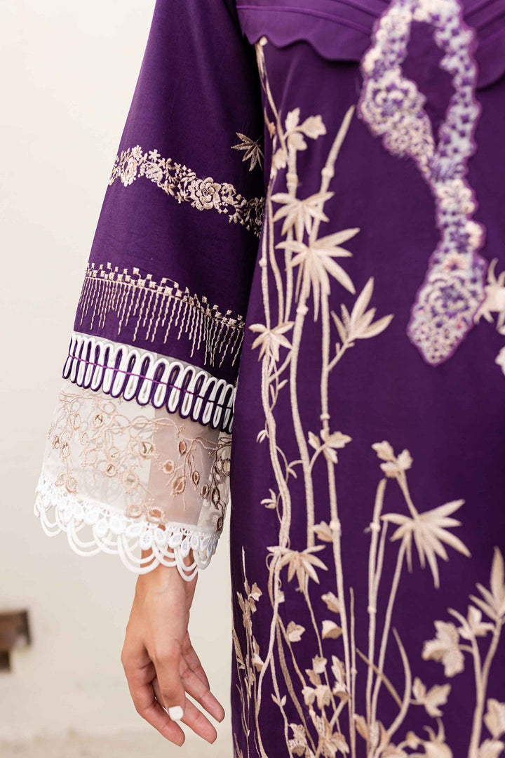 Sable Vogue | Shiree Lawn 24 | Plum Orchid - Pakistani Clothes for women, in United Kingdom and United States