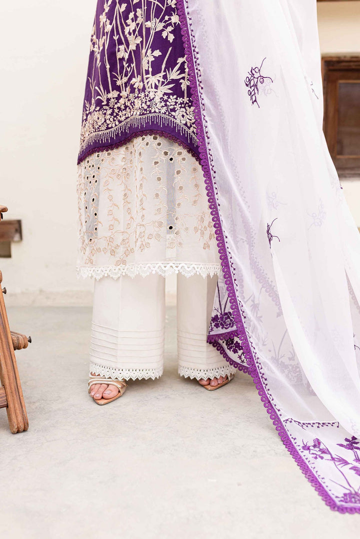 Sable Vogue | Shiree Lawn 24 | Plum Orchid - Hoorain Designer Wear - Pakistani Ladies Branded Stitched Clothes in United Kingdom, United states, CA and Australia