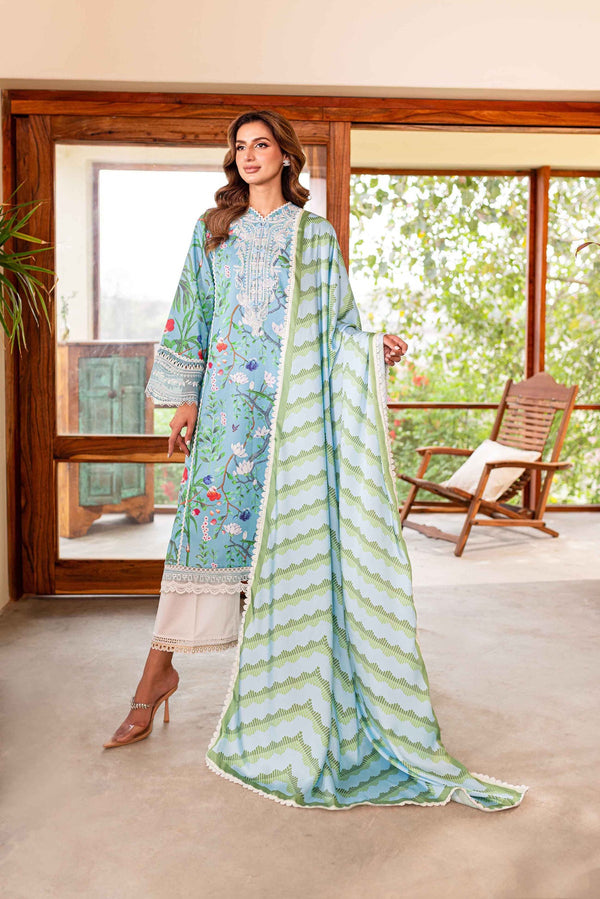 Sable Vogue | Shiree Lawn 24 | Flower Of Paradise - Pakistani Clothes for women, in United Kingdom and United States