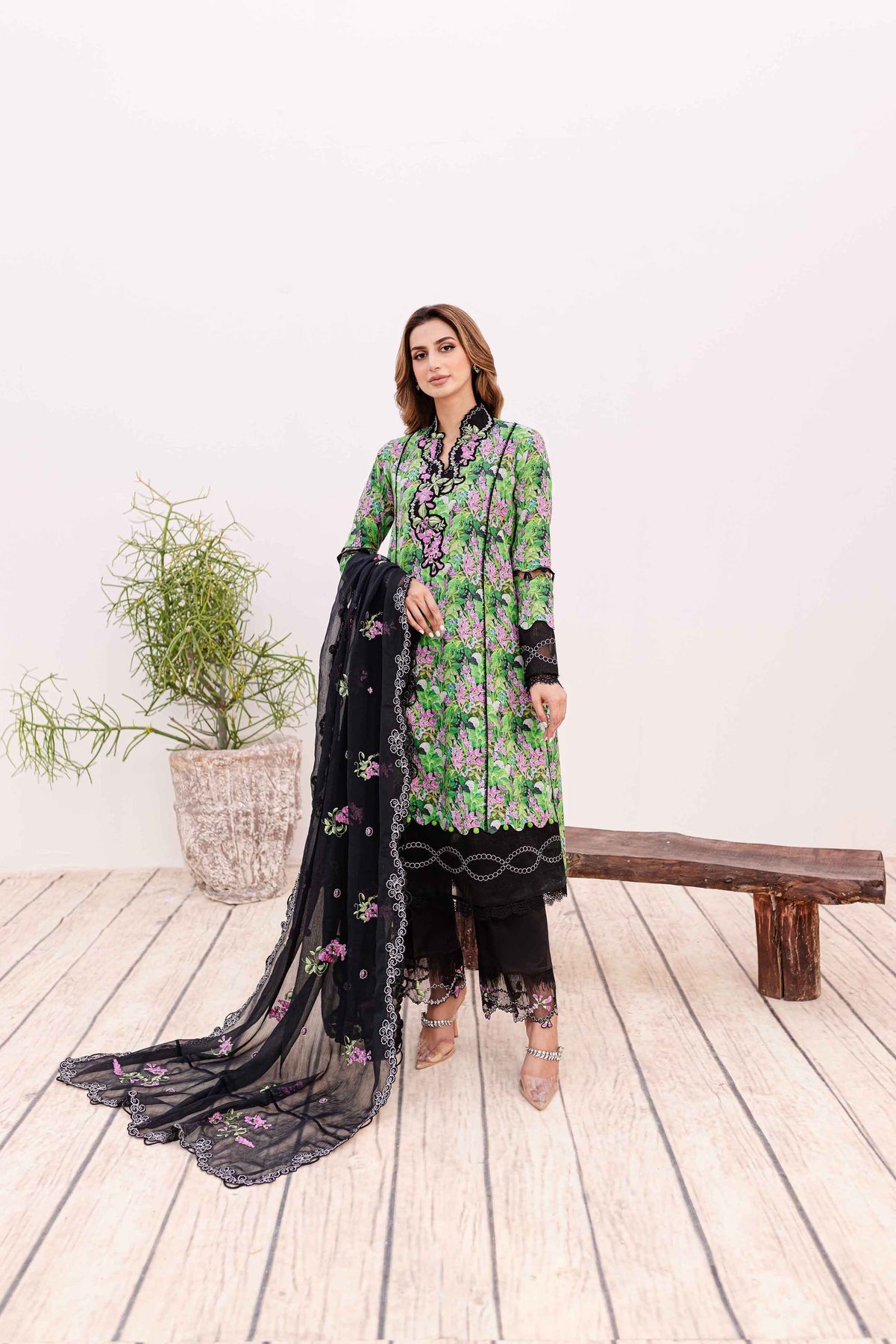 Sable Vogue | Shiree Lawn 24 | Black Iris - Pakistani Clothes for women, in United Kingdom and United States