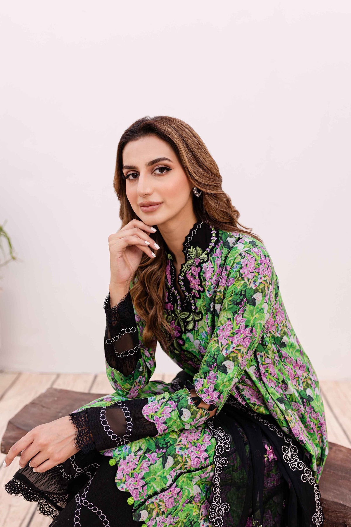 Sable Vogue | Shiree Lawn 24 | Black Iris - Pakistani Clothes for women, in United Kingdom and United States