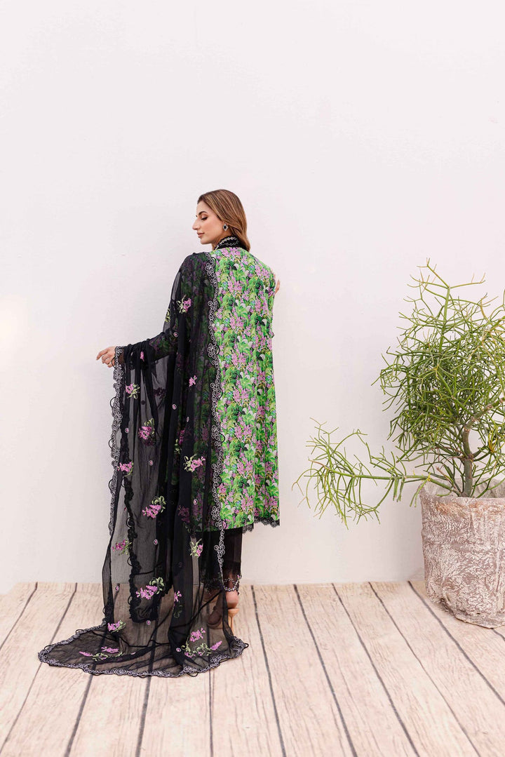 Sable Vogue | Shiree Lawn 24 | Black Iris - Hoorain Designer Wear - Pakistani Ladies Branded Stitched Clothes in United Kingdom, United states, CA and Australia
