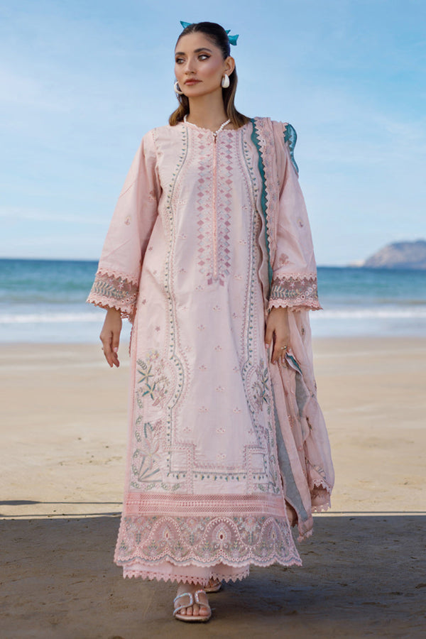 Marjjan | Sahil Lawn | SSL-07-B - Hoorain Designer Wear - Pakistani Designer Clothes for women, in United Kingdom, United states, CA and Australia