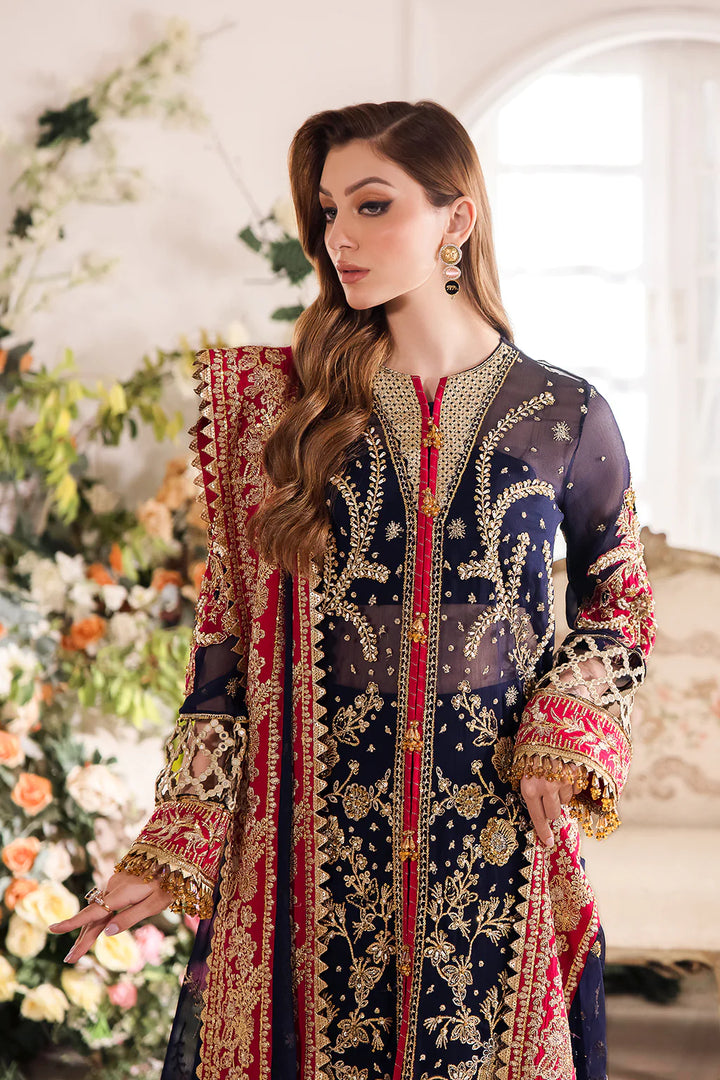 Saad Shaikh | Panache Luxury Chiffon 24 | Zofiya - Hoorain Designer Wear - Pakistani Ladies Branded Stitched Clothes in United Kingdom, United states, CA and Australia