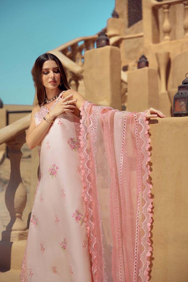 Noor by Saadia Asad | Eid Laserkari Lawn 24 | D5 - Hoorain Designer Wear - Pakistani Ladies Branded Stitched Clothes in United Kingdom, United states, CA and Australia
