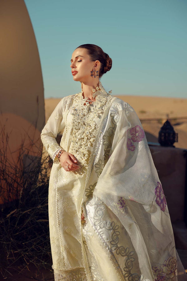Noor by Saadia Asad | Eid Laserkari Lawn 24 | D2 - Hoorain Designer Wear - Pakistani Ladies Branded Stitched Clothes in United Kingdom, United states, CA and Australia