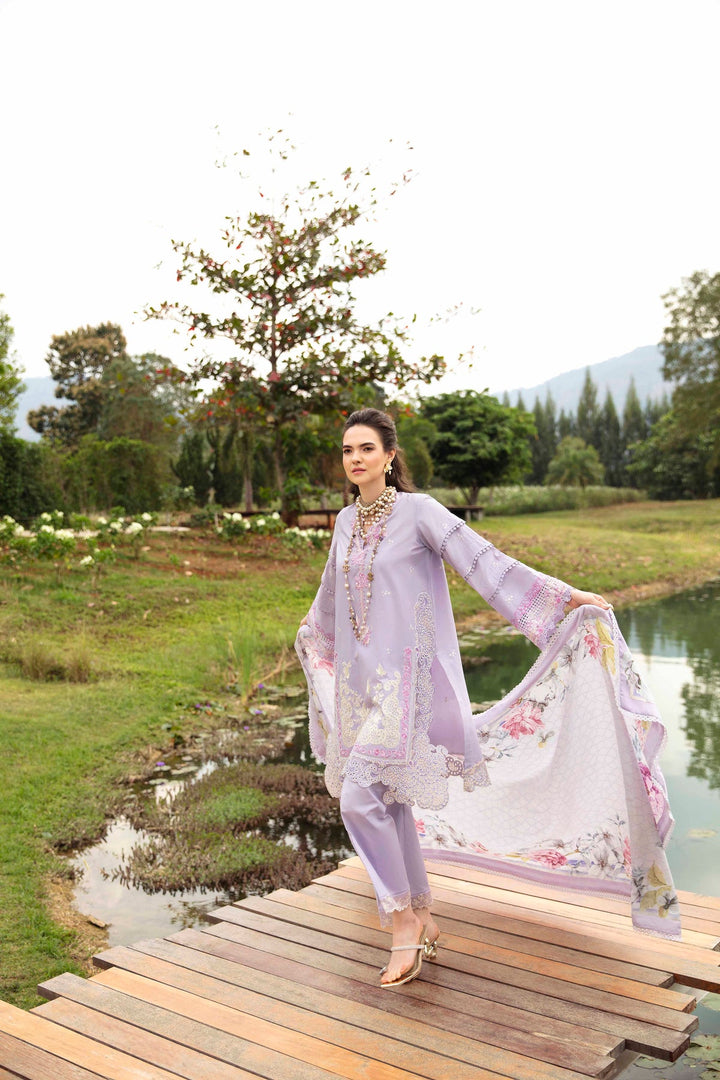 Sable Vogue | Luxury Lawn 24 | Aster - Hoorain Designer Wear - Pakistani Ladies Branded Stitched Clothes in United Kingdom, United states, CA and Australia