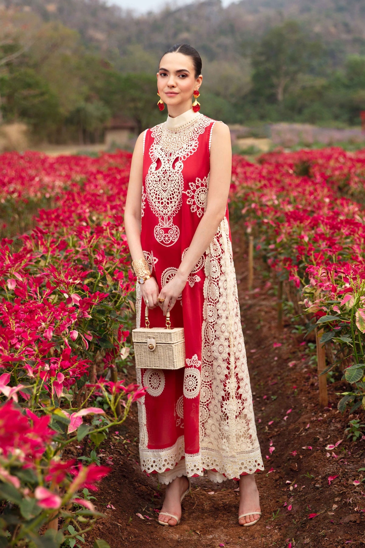 Sable Vogue | Luxury Lawn 24 | Carnelian - Pakistani Clothes for women, in United Kingdom and United States