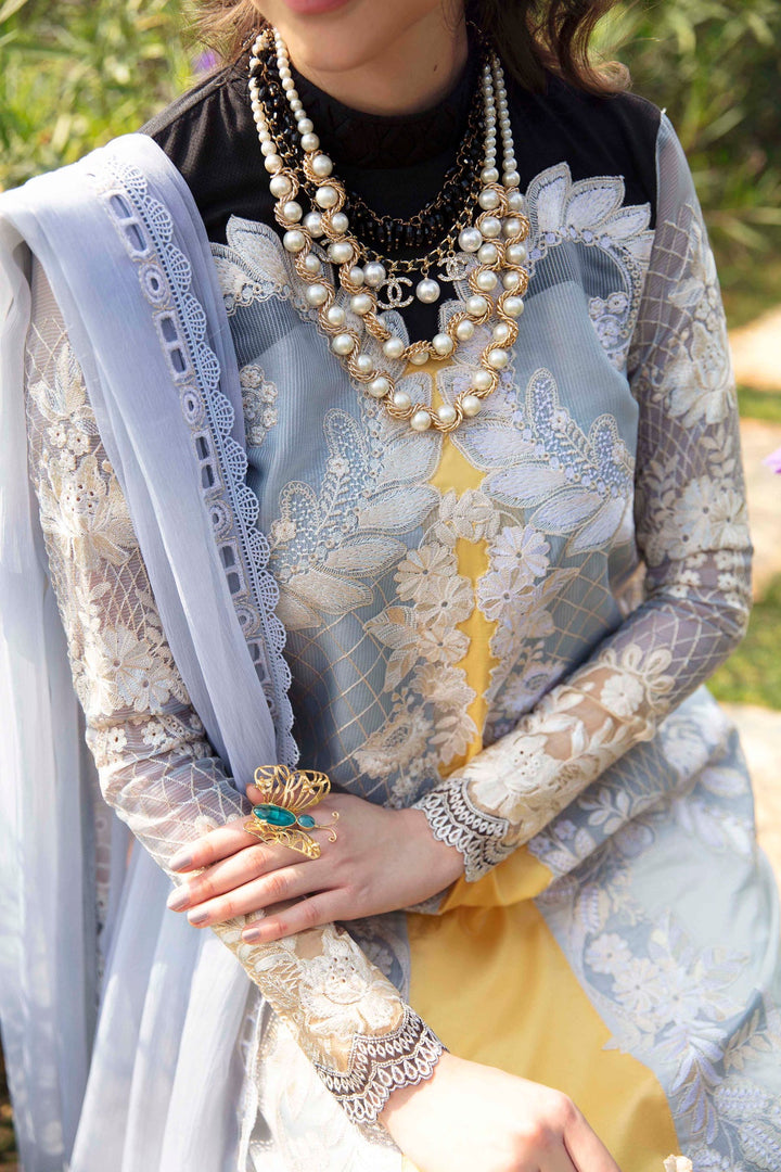 Sable Vogue | Luxury Lawn 24 | Leena - Hoorain Designer Wear - Pakistani Ladies Branded Stitched Clothes in United Kingdom, United states, CA and Australia