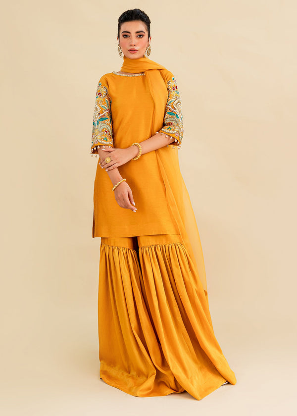 Sadaf Fawad Khan | Zinnia Festive Formals | Ariana - Hoorain Designer Wear - Pakistani Ladies Branded Stitched Clothes in United Kingdom, United states, CA and Australia