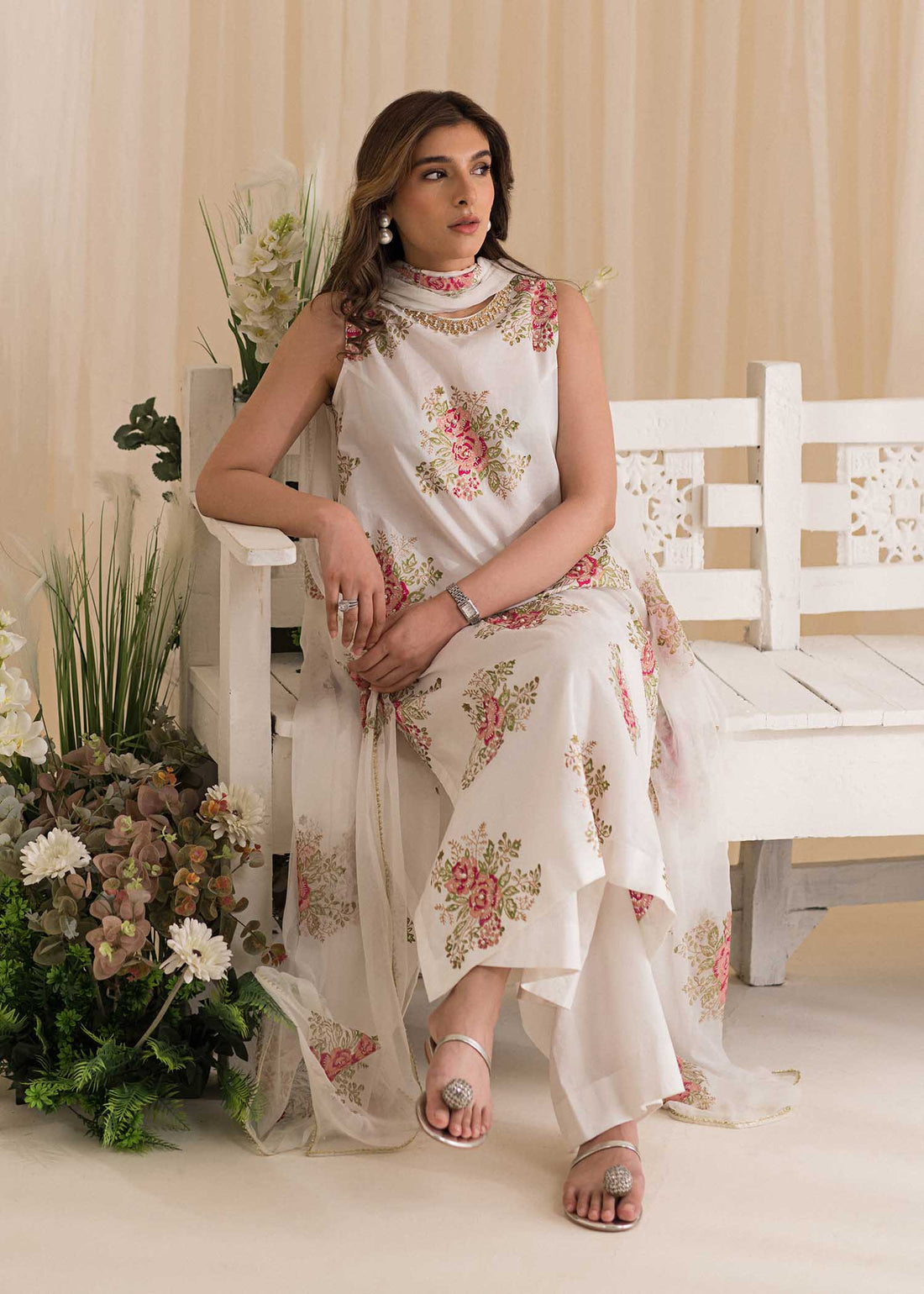 Sadaf Fawad Khan | Lyla Festive Pret | Tea Rose - Pakistani Clothes for women, in United Kingdom and United States