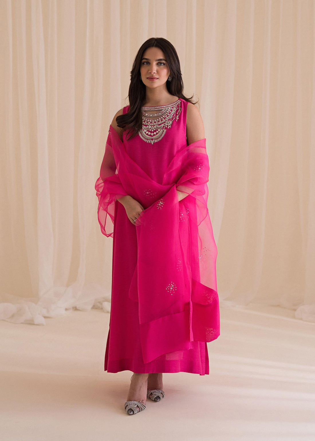 Sadaf Fawad Khan | Lyla Festive Pret | Vantine Fuchsia - Pakistani Clothes for women, in United Kingdom and United States