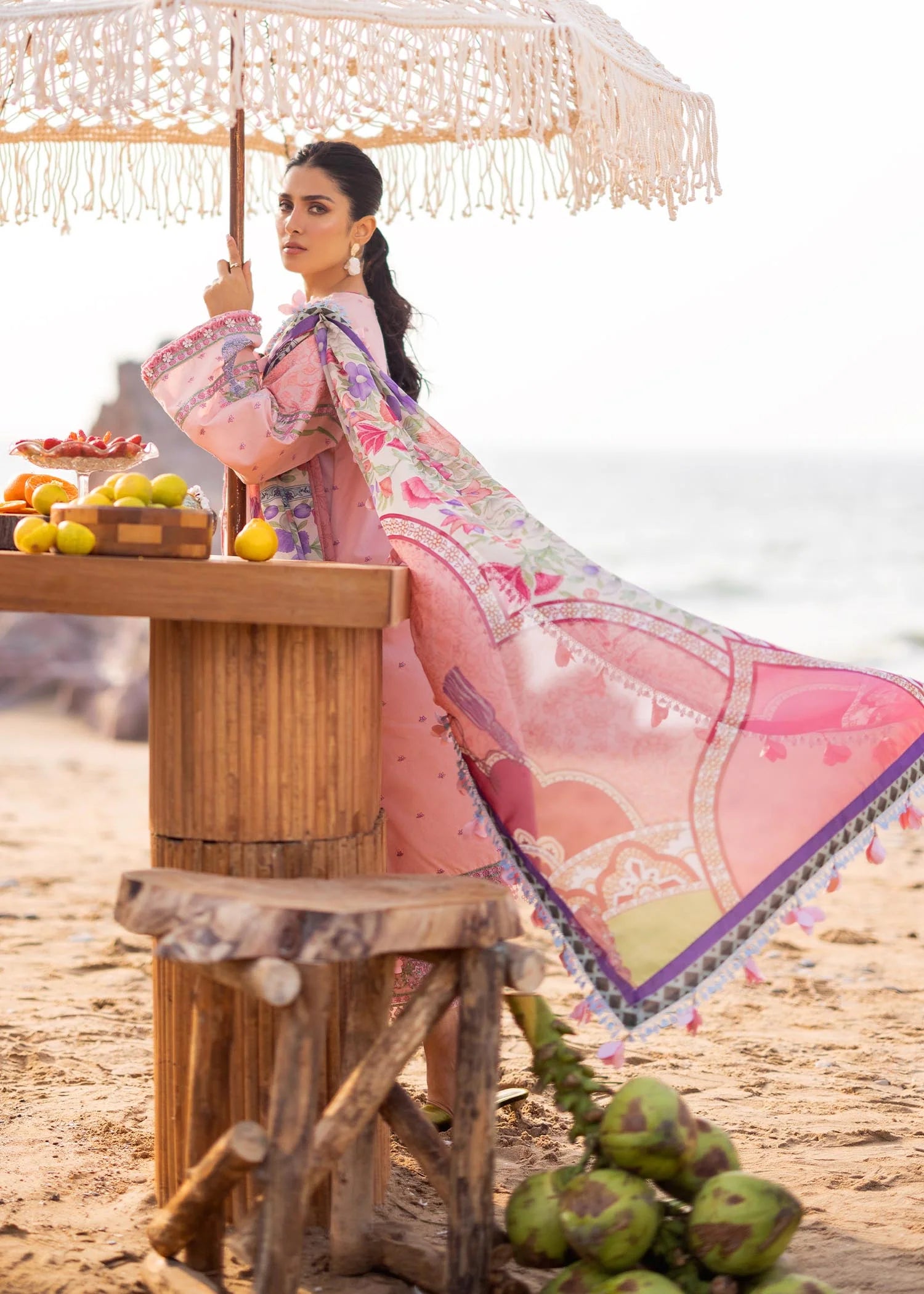 Sadaf Fawad Khan | Siraa Luxury Lawn 24| Eira (A) - Pakistani Clothes for women, in United Kingdom and United States