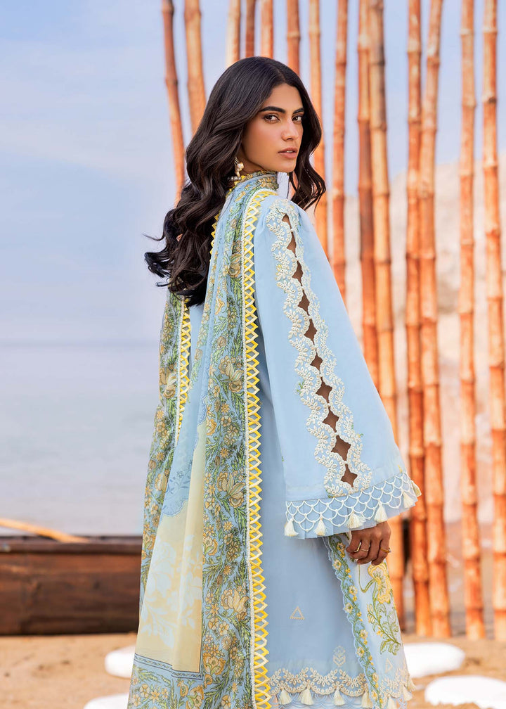 Sadaf Fawad Khan | Siraa Luxury Lawn 24| Amani (B) - Hoorain Designer Wear - Pakistani Designer Clothes for women, in United Kingdom, United states, CA and Australia