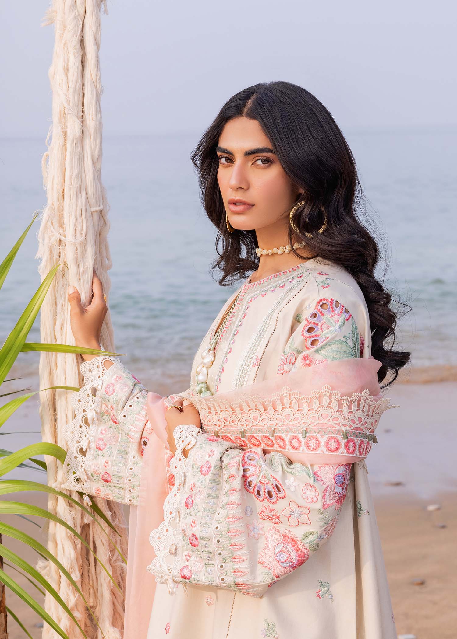 Sadaf Fawad Khan | Siraa Luxury Lawn 24| Calah (B) - Pakistani Clothes for women, in United Kingdom and United States