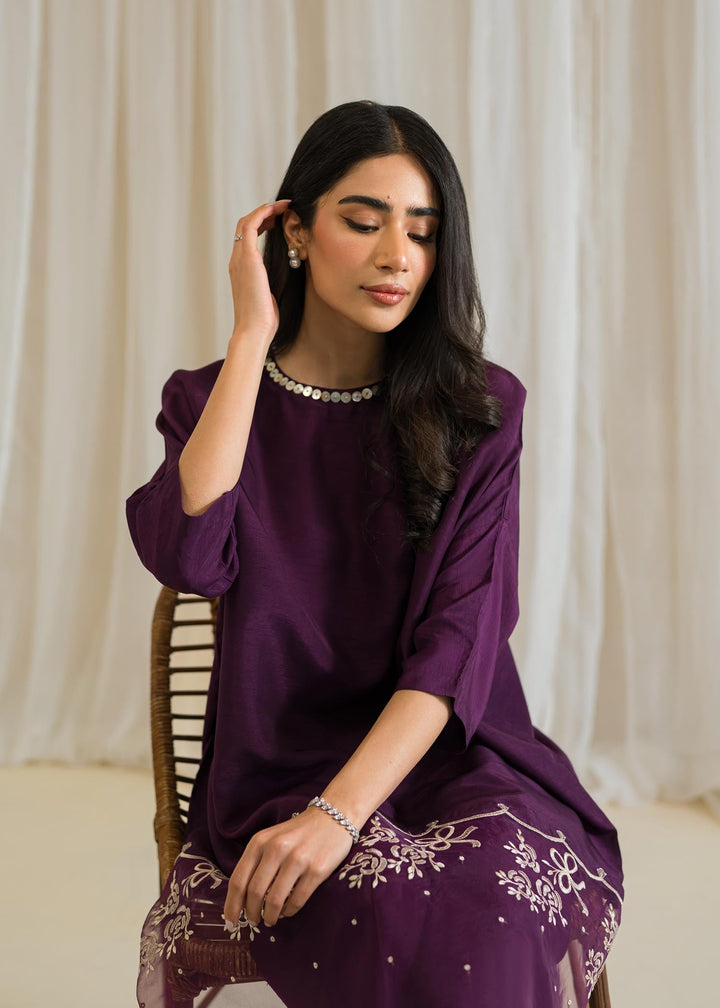 Sadaf Fawad Khan | Eid Pret 24 | Wisteria - Hoorain Designer Wear - Pakistani Ladies Branded Stitched Clothes in United Kingdom, United states, CA and Australia