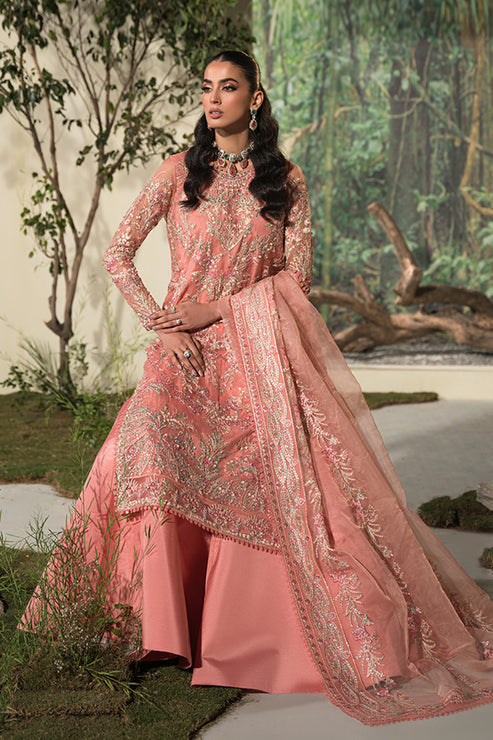 Saffron | Celeste Festive Edit 24 | Nousha - Hoorain Designer Wear - Pakistani Ladies Branded Stitched Clothes in United Kingdom, United states, CA and Australia