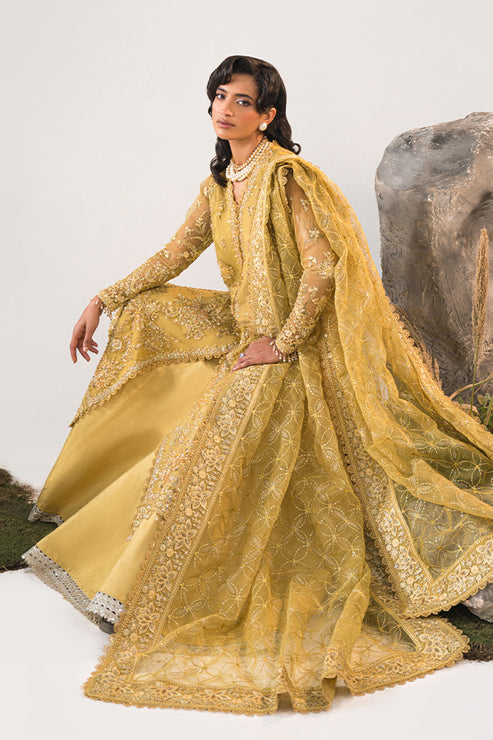 Saffron | Celeste Festive Edit 24 |  Elmira - Hoorain Designer Wear - Pakistani Ladies Branded Stitched Clothes in United Kingdom, United states, CA and Australia