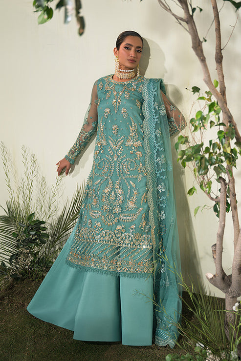Saffron | Celeste Festive Edit 24 | Daria - Hoorain Designer Wear - Pakistani Ladies Branded Stitched Clothes in United Kingdom, United states, CA and Australia