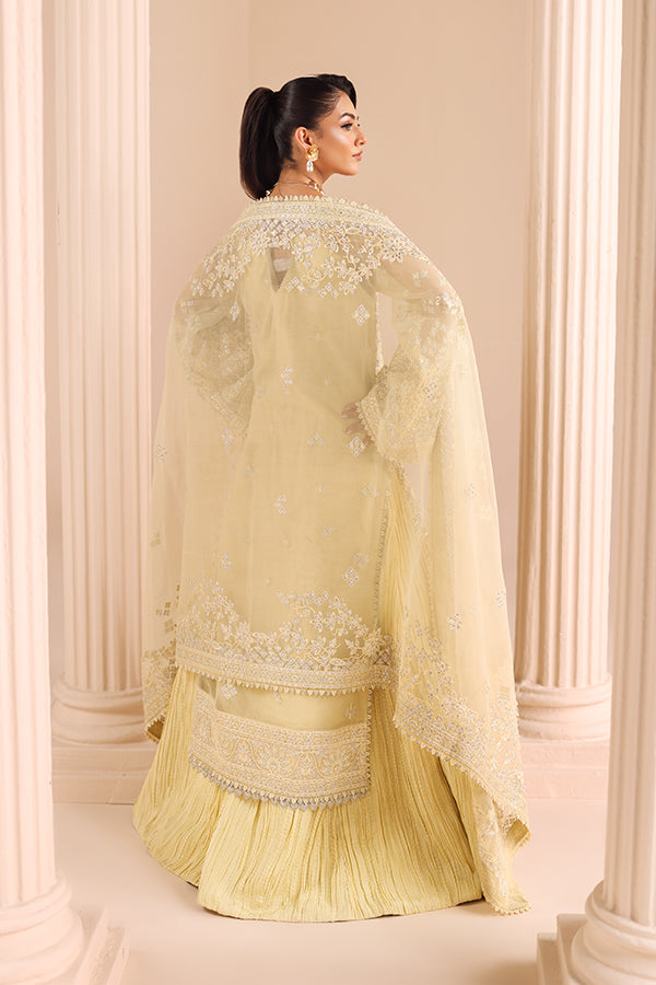 saffron and gold wedding dress Scallop Saffron