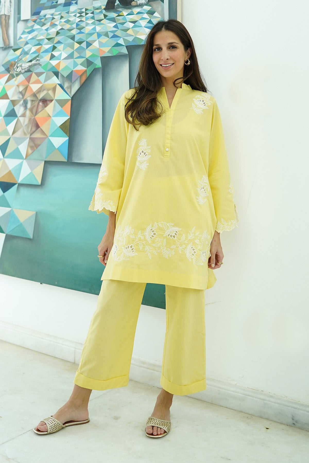 Sahar | Co Ord Sets |  Yellow Meringue