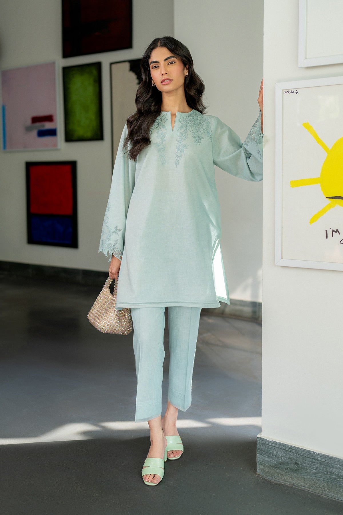 Sahar | Luxe Ready to Wear |  Mint Splash