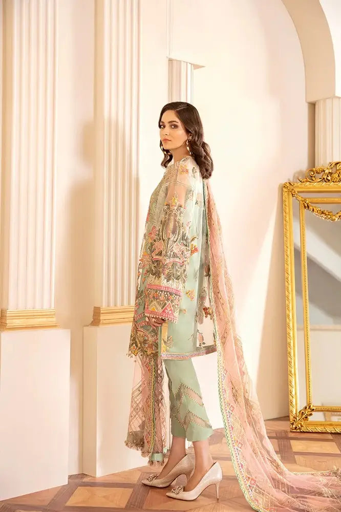 Baroque | Chantelle Chiffon Collection’21 | Capri Sea - Pakistani Clothes for women, in United Kingdom and United States