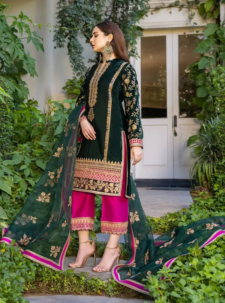 Zainab Chottani | Stitched Velvet 2022 | Pareeshay - Pakistani Clothes for women, in United Kingdom and United States