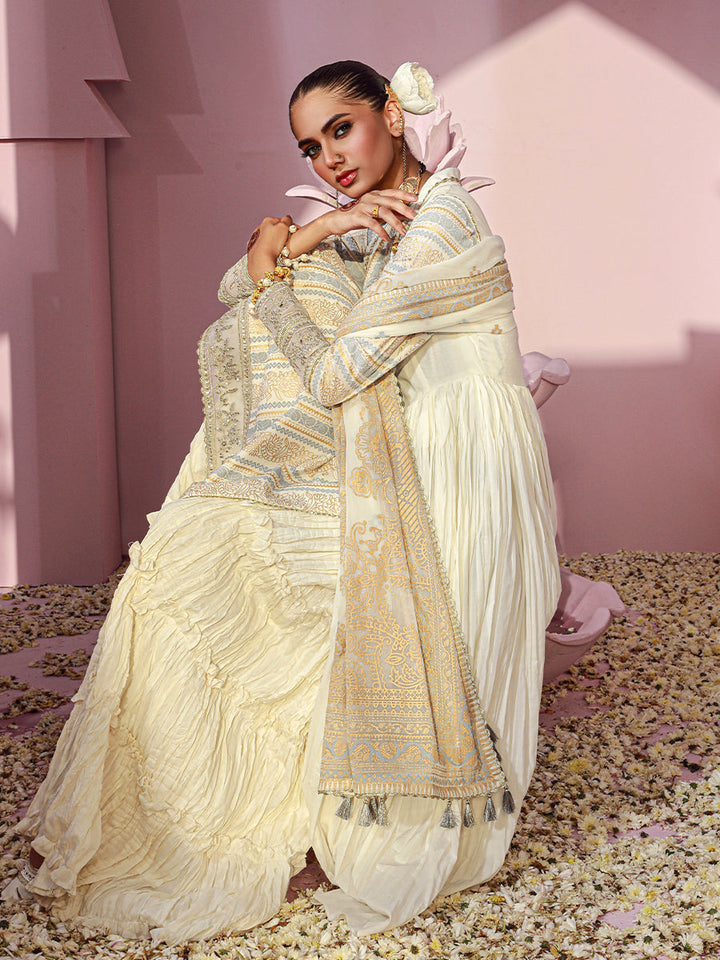 Salitex | Eid Edition | D29 - Hoorain Designer Wear - Pakistani Ladies Branded Stitched Clothes in United Kingdom, United states, CA and Australia