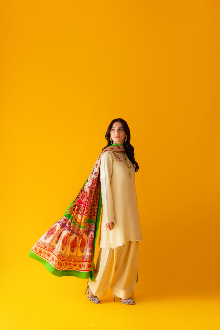 Sammy K | Satrangi Eid Edit | DHANAK - Hoorain Designer Wear - Pakistani Ladies Branded Stitched Clothes in United Kingdom, United states, CA and Australia