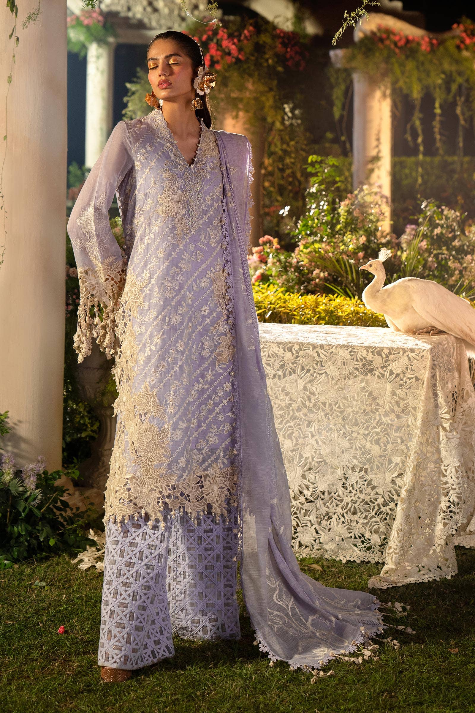 Sana Safinaz | Luxury Collection 24 | L241-010B-3CV - Pakistani Clothes for women, in United Kingdom and United States