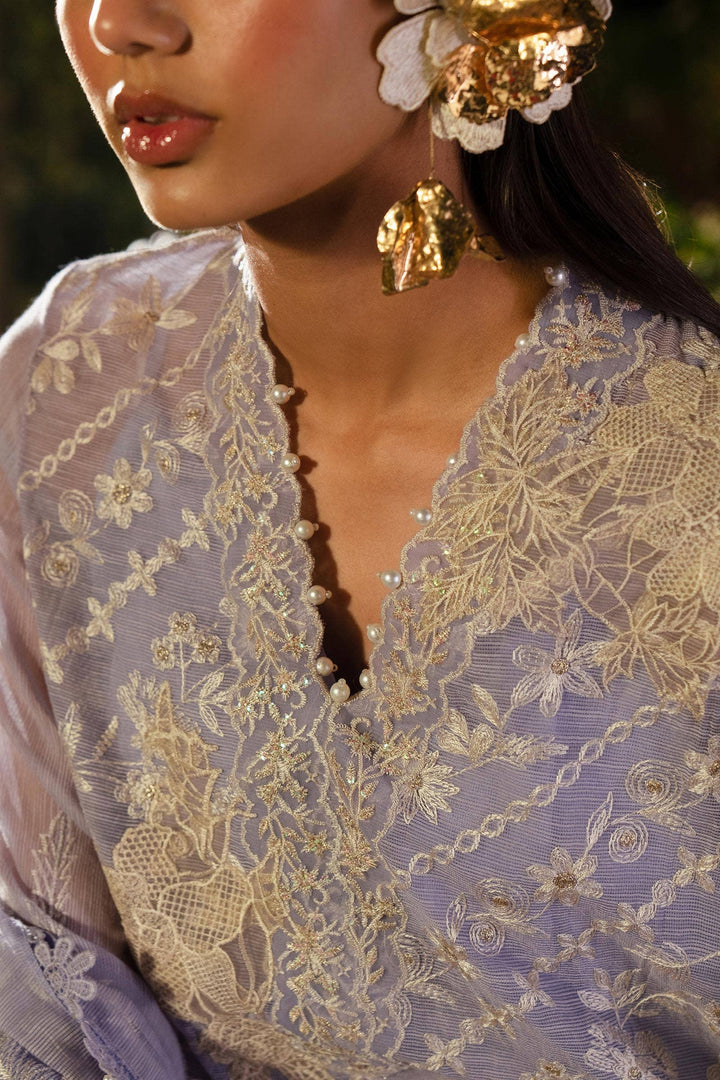 Sana Safinaz | Luxury Collection 24 | L241-010B-3CV - Hoorain Designer Wear - Pakistani Ladies Branded Stitched Clothes in United Kingdom, United states, CA and Australia