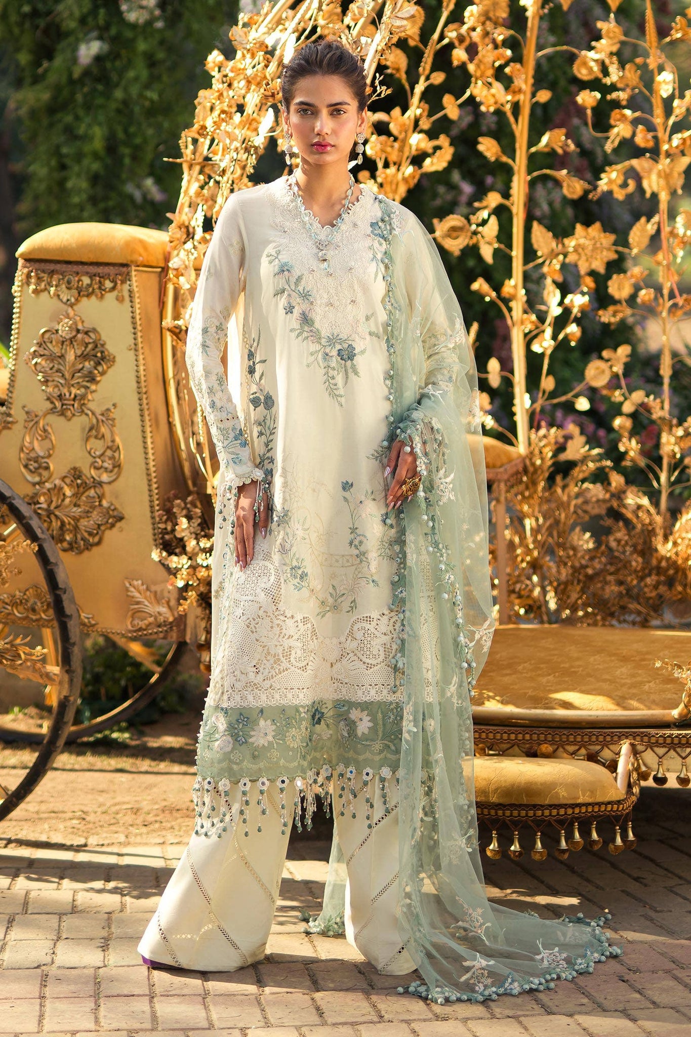 Sana Safinaz | Luxury Collection 24 | L241-003A-3CT - Pakistani Clothes for women, in United Kingdom and United States