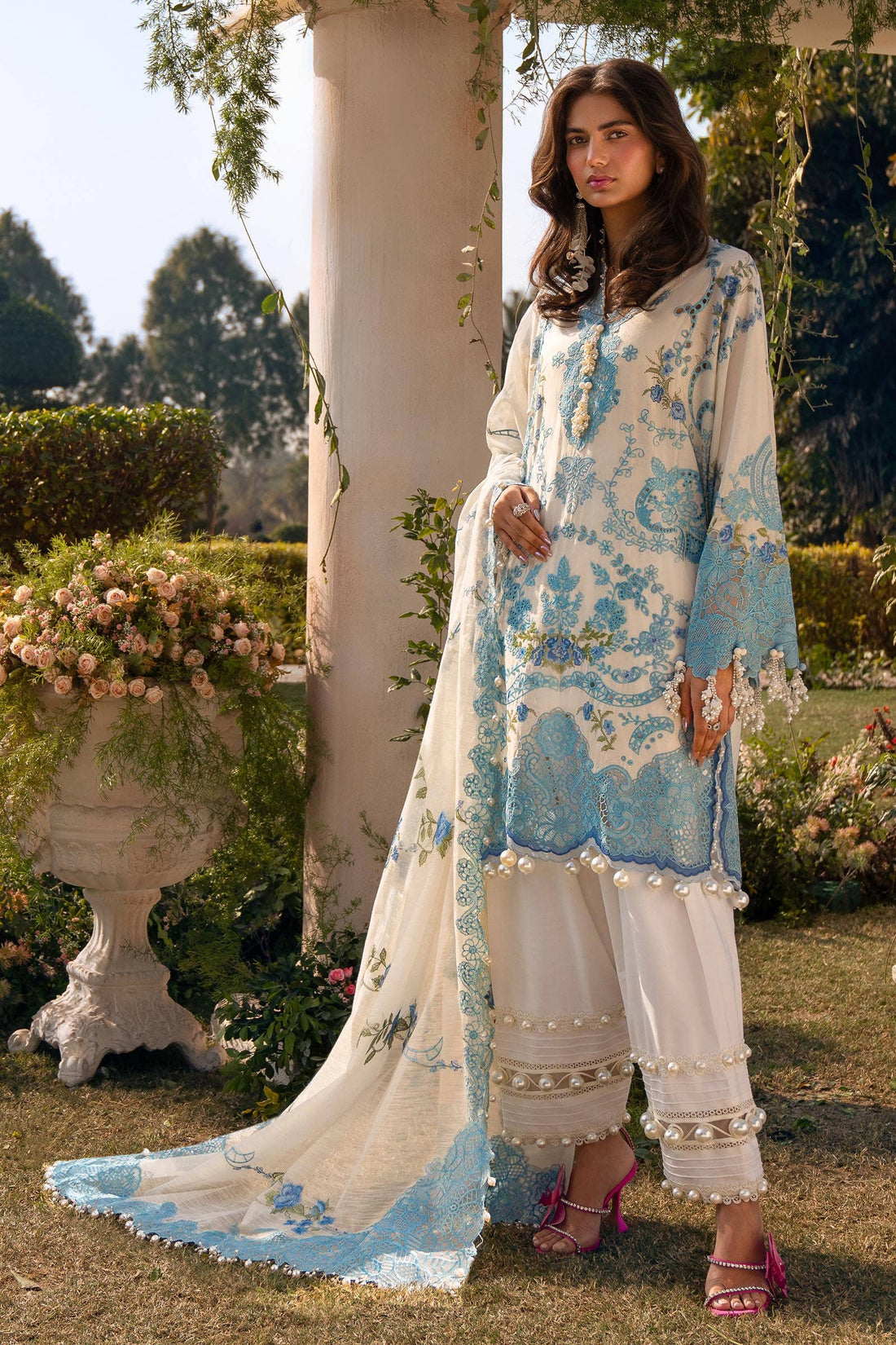 Sana Safinaz | Luxury Collection 24 | L241-004A-3CV - Pakistani Clothes for women, in United Kingdom and United States