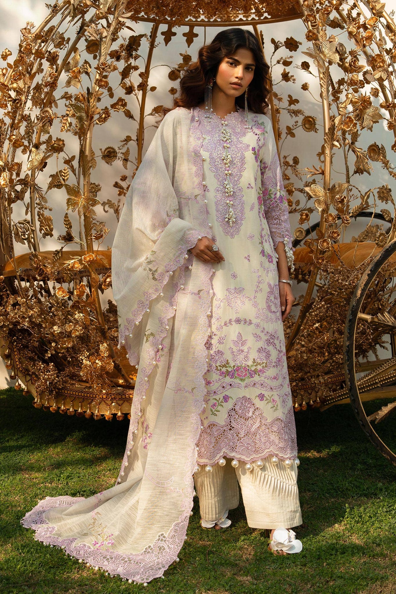 Sana Safinaz | Luxury Collection 24 | L241-004B-3CV - Pakistani Clothes for women, in United Kingdom and United States