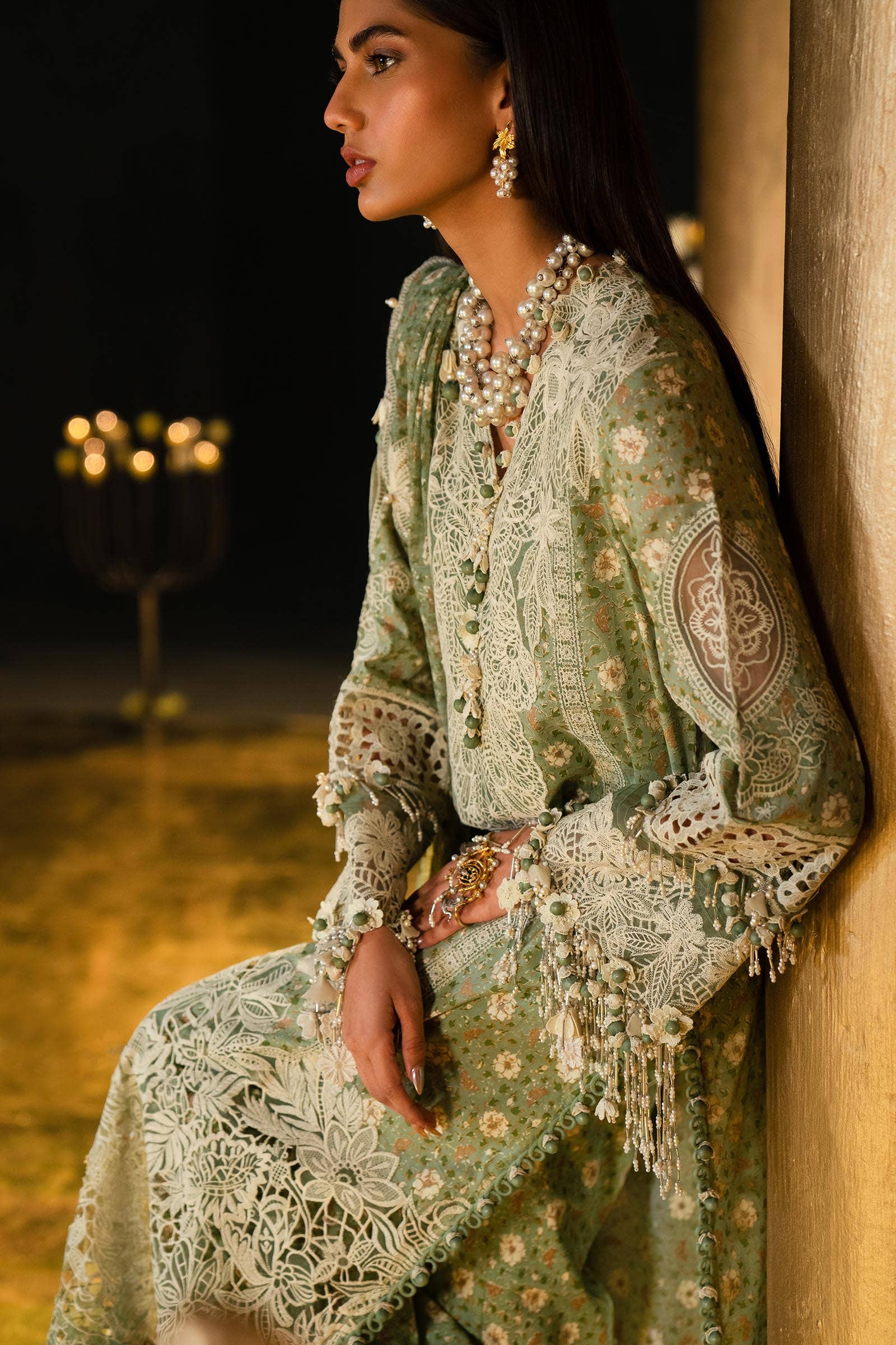 Sana Safinaz | Luxury Collection 24 | L241-005B-3CU - Pakistani Clothes for women, in United Kingdom and United States